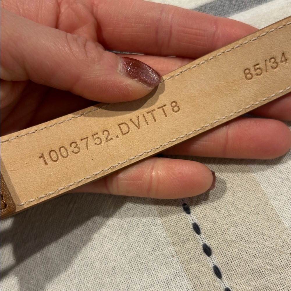 Versace Brown Leather Belt with Gold Medusa Buckle - Picture 8 of 8